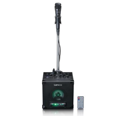 LENCO Enceinte Bluetooth 5.0 avec animation lumineuse LED BTC-070BK 