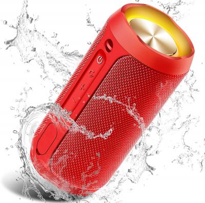 VENDOS85 Enceinte bluetooth portable &eacute;tanche 24w rouge