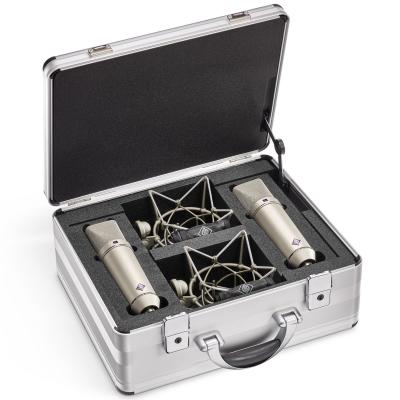 NEUMANN  U 87 Ai Stereo set micro &agrave; condensateur large membrane (nickel)