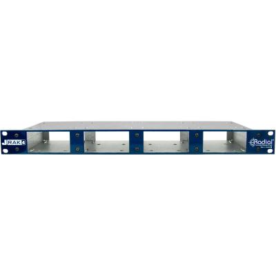 RADIAL JRACK-4 - Adaptateur de rackage 1 U pour 4 DI