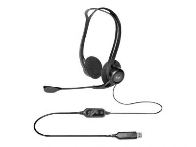 LOGITECH  960 USB Casque Avec fil Arceau Appels/Musique USB Type-A Noir