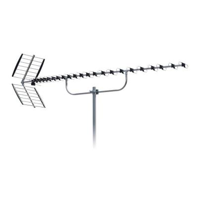 ME Antenne tv tnt Ext&eacute;rieure 18,5 dBi f Filtre Passif 4G lte 5G nr 700 800Mhz Puissante dvb-t DVB-T2 92 &eacute;l&eacute;  nts