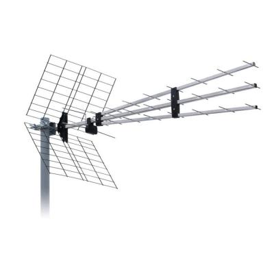 ME Antenne TV TNT Ext&eacute;rieure - HD4K - Trinappe - 135 dBi - Filtre Passif 4G LTE - 43 &eacute;l&eacute;nts