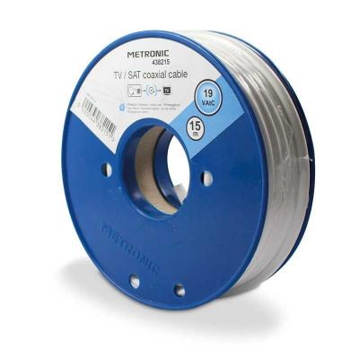 METRONIC  C&acirc;ble coaxial - bobine de 15 m