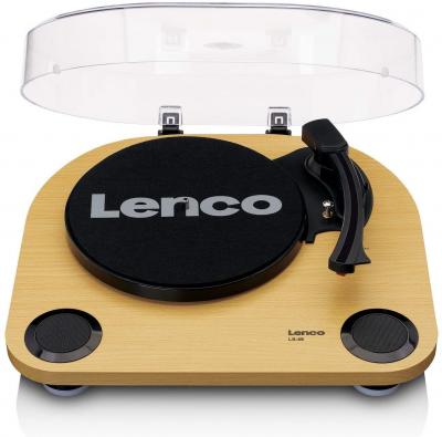 LENCO  platine vinyle &agrave; entra&icirc;nement par courroie - Marron