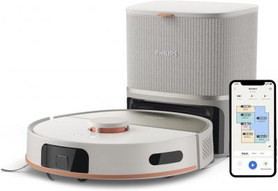 PHILIPS Aspirateur robot laveur 10 000 Pa autonomie 200 min - Neuf
