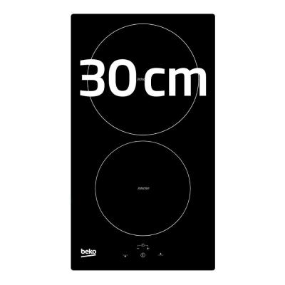 BEKO  HDCG 32220 FX Acier inoxydable Int&eacute;gr&eacute; 29 cm Gaz 2 zones
