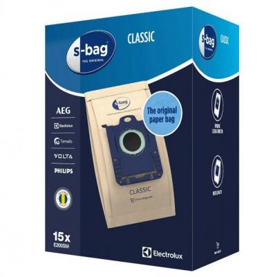 ARTHUR MARTIN ELECTROLUX Boite de 15 sacs s-bag - e200m classic d'origine aspirateur 9001688002