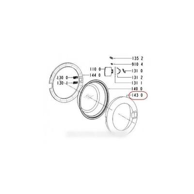 WHIRLPOOL Cadre de hublot exterieur pour lave linge - sos8343774 