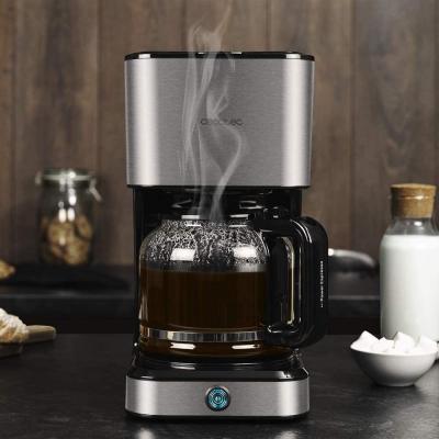 CECOTEC  cafeti&egrave;re &eacute;lectrique de 1,5L 950W gris noir