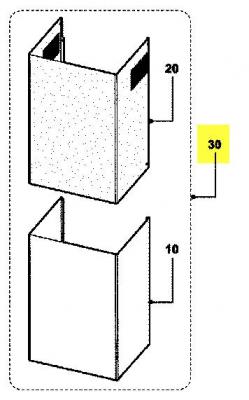ARISTON Cheminee Ensemble Inf Et Sup Inox Pour Hotte  - C00274189