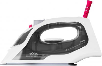 SOLAC Fer &agrave; repasser 2200W semelle c&eacute;ramique vapeur verticale