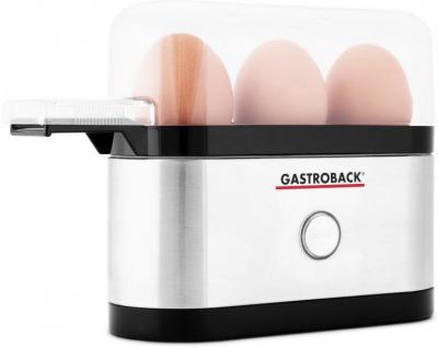GASTROBACK  42800 Design Eggs Kettle Argent&eacute;
