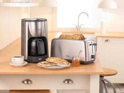 KENWOOD Grille Pain Avec 2 Fentes 1500w Inox Bross&eacute;