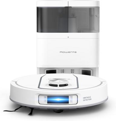 ROWENTA Robot aspirateur laveur blanc 10000 Pa