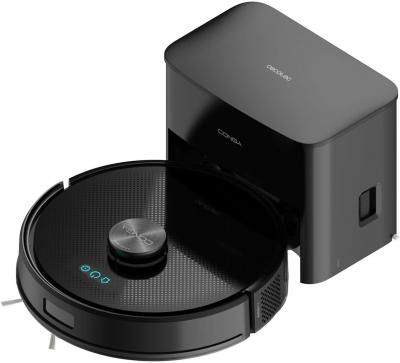 CECOTEC Robot aspirateur laveur noir 