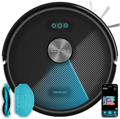 CECOTEC Robot aspirateur laveur noir 5000 Pa