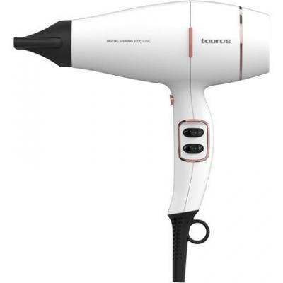 TAURUS S&egrave;che-cheveux  digital shining blanc 2200 w