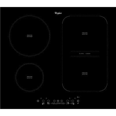 WHIRLPOOL  ACM 808 NE - Table de cuisson &agrave; induction - 4 plaques de cuisson - Niche - largeur : 56 cm - profondeur : 49 cm - noir 