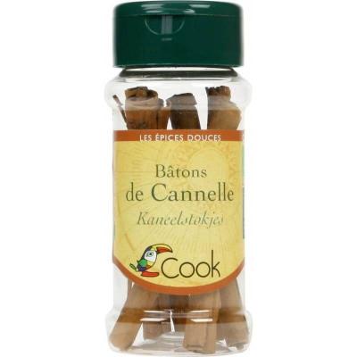 COOK Coo - BIO - Cannelle B&acirc;tons 0.12 g 1 Unit&eacute;