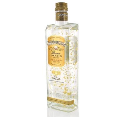 LACHS Der  Danziger Goldwasser 0.70 liter Liqueur 