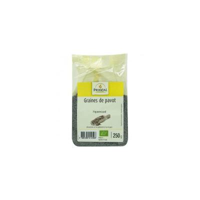  Prim&eacute;al Graines de pavot bleu bio - Sachet 250g