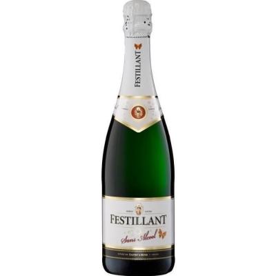  Mousseux, Festillant Blanc - Sans Alcool - La Bouteille De 75cl