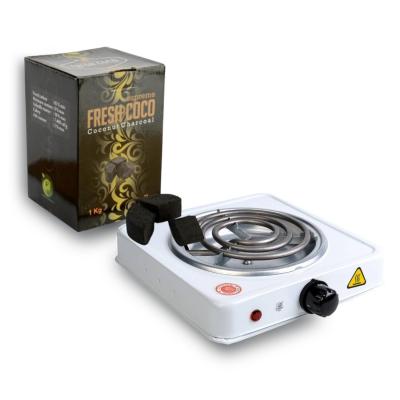 COCO Pack Plaque Chauffante + Charbon 2kg