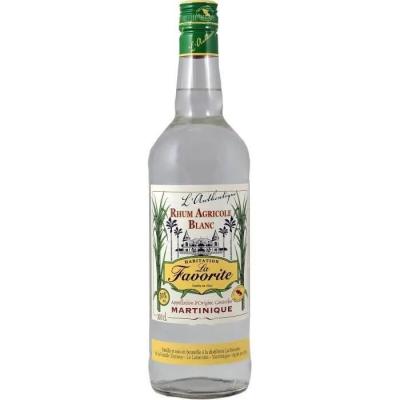 WINE AND MORE Rhum Blanc L'authentique 50o 100cl La Favorite - Aucune