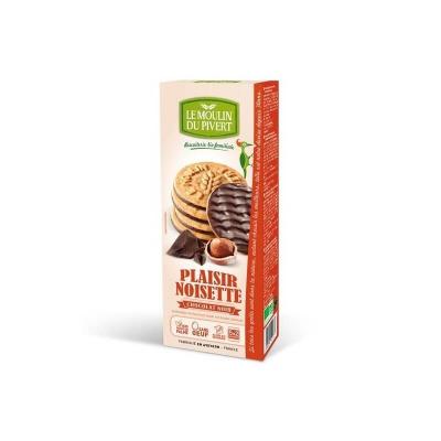  Biscuits Plaisir noisette-chocolat noir vegan 130g bio