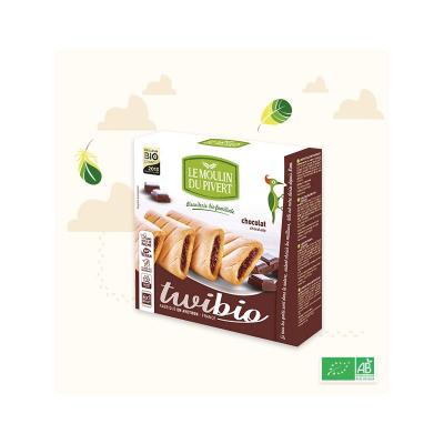 LE MOULIN DU PIVERT Twibio fourr&eacute; chocolat BIO,  (150 g)