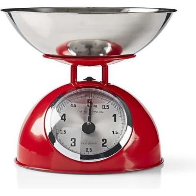 GENERIQUE Balance De Cuisine R&eacute;tro Analogique En M&eacute;tal Rouge Touche Rouge Design Haute Qualit&eacute; Petit Prix