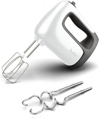MOULINEX Batteur &eacute;lectrique 500 W robuste blanc/ gris