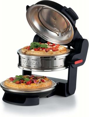 ARIETE Four &agrave; pizza inox 2300 W avec pierre r&eacute;fractaire