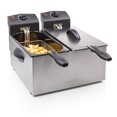 TRISTAR Friteuse double  FR-6937 inox 2 x 3L
