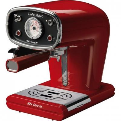 ARIETE Machine &Agrave; Expresso De 0,9l R&eacute;tro De 15 Bars 900w Rouge