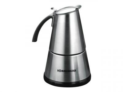 ROMMELSBACHER  Eko 346/e 4 Cups Moka Pot Argent&eacute;