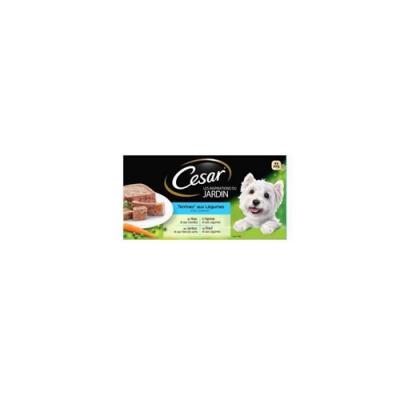 CESAR Barquettes en terrine 4 x 300 g (x4)