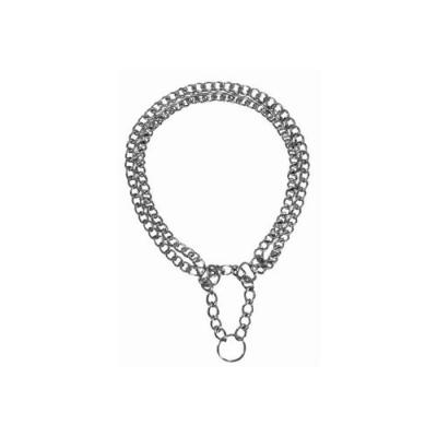 TRIXIE  Training 2 Rows Reduces Tension 2.5 Mm Collar Argent&eacute; 50 cm