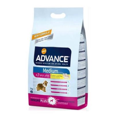 ADVANCE Croquettes  pour chiens medium senior sac 3 kg (dluo 6 mois)