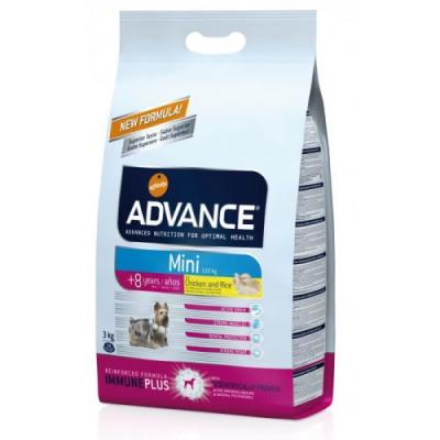 ADVANCE Croquettes  pour chiens mini senior sac 3 kg