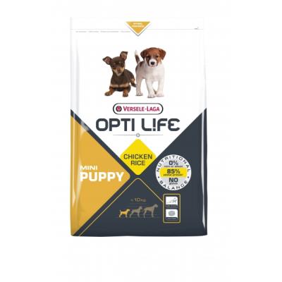 OPTI LIFE Croquettes chiot  poulet puppy mini sac de 2.5 kg.