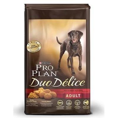 PROPLAN Croquettes pour chien pro plan duo d&eacute;lice au boeuf et riz sac 10 kg