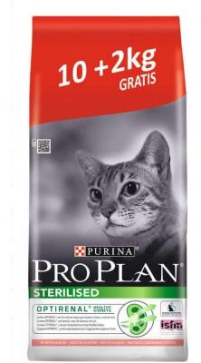 PRO PLAN Optirenal Sterilised Adult au Saumon 10+2 KG 