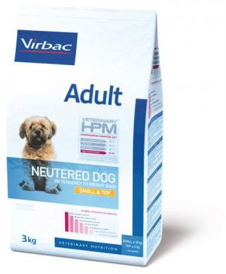 VIRBAC Croquettes  adult neutered dog small & toy sac 1,5 kg