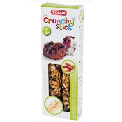 ZOLUX Crunchy Stick Cacahuete/Avoine Aliment Pour Cochon D'Inde 115G