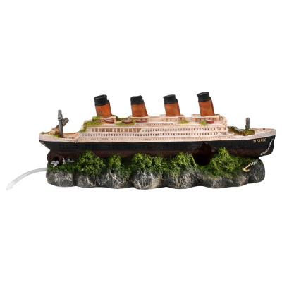 EUROPET Aqua d'ella &Eacute;pave du Titanic avec pierre 39 x 11 x 17 cm 234/237601