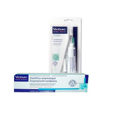 VIRBAC  C.E.T. Kit de Soins Dentaires pour chien et chat Par 2 unit&eacute;s 
