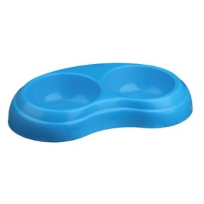 TRIXIE Ecuelle Plastique Double, 2 &times; 0,2 L/&Oslash; 10 Cm - Mon Animalerie