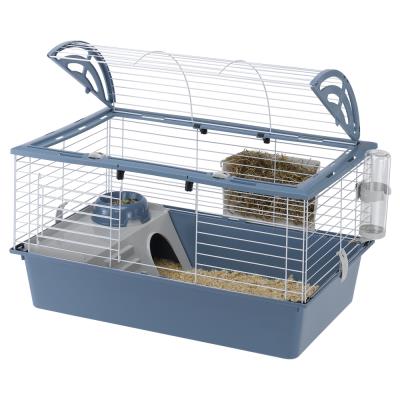 FERPLAST Cage &eacute;quip&eacute;e Casita 80 Pour Lapin Et Cobaye 78x48x50cm - 